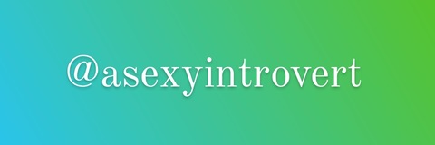 Header of asexyintrovert
