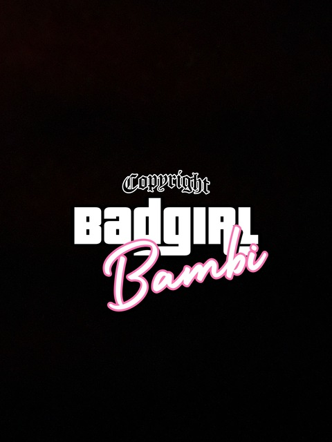 Header of badgirl.bambi