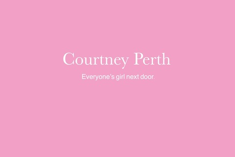 Header of courtneyperth