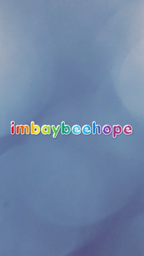 Header of imbaybeehope