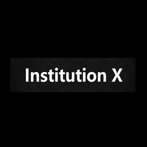 Header of institution-x
