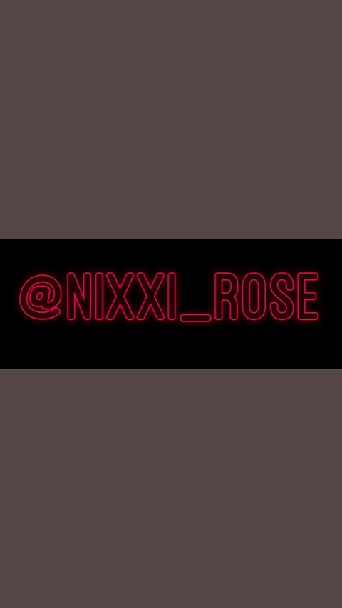 Header of nixxi_rose